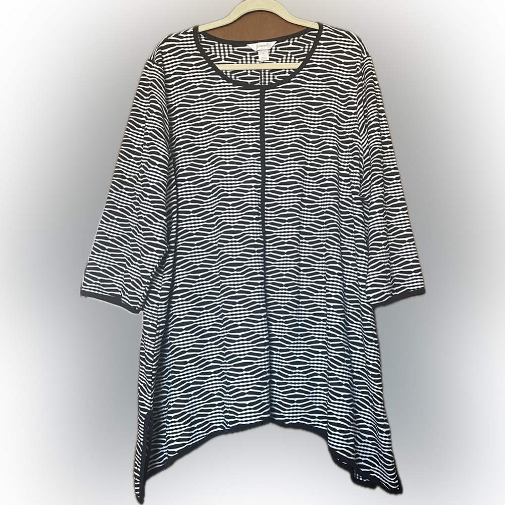 Geometric Print Stretchy Top